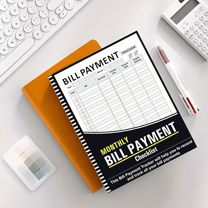 Monthly Bill Payment Tracker Planner