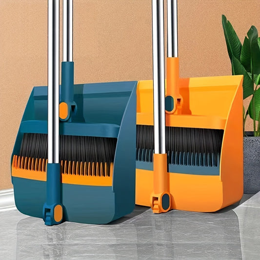 Household Broom and Dustpan Set