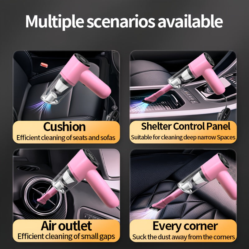 Handheld Car Vacuum – Powerful, Compact & Wired for Quick Dust and Pet Hair Removal