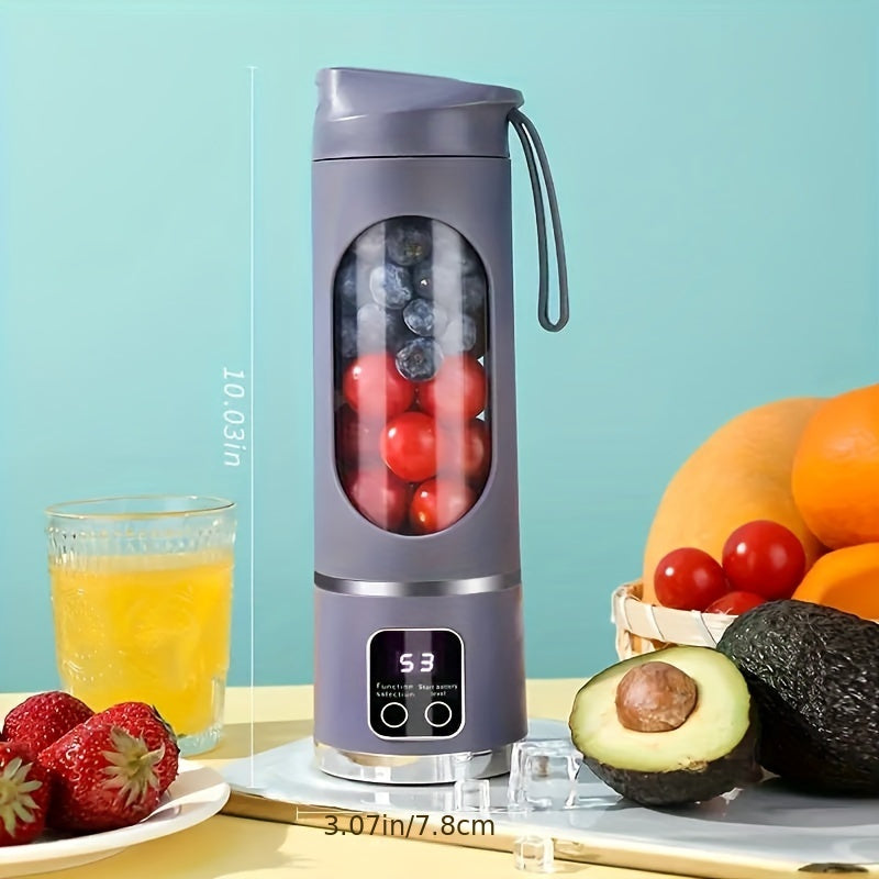 Portable USB-Rechargeable Blender & Juicer - Easy Clean, Perfect for Fruit & Vegetable Drinks, Milkshakes