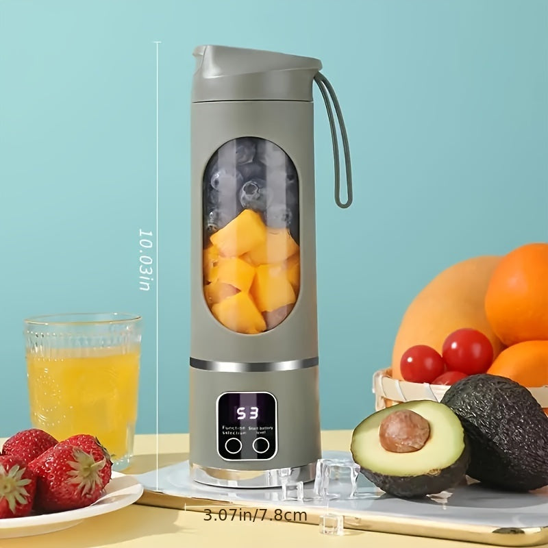 Portable USB-Rechargeable Blender & Juicer - Easy Clean, Perfect for Fruit & Vegetable Drinks, Milkshakes