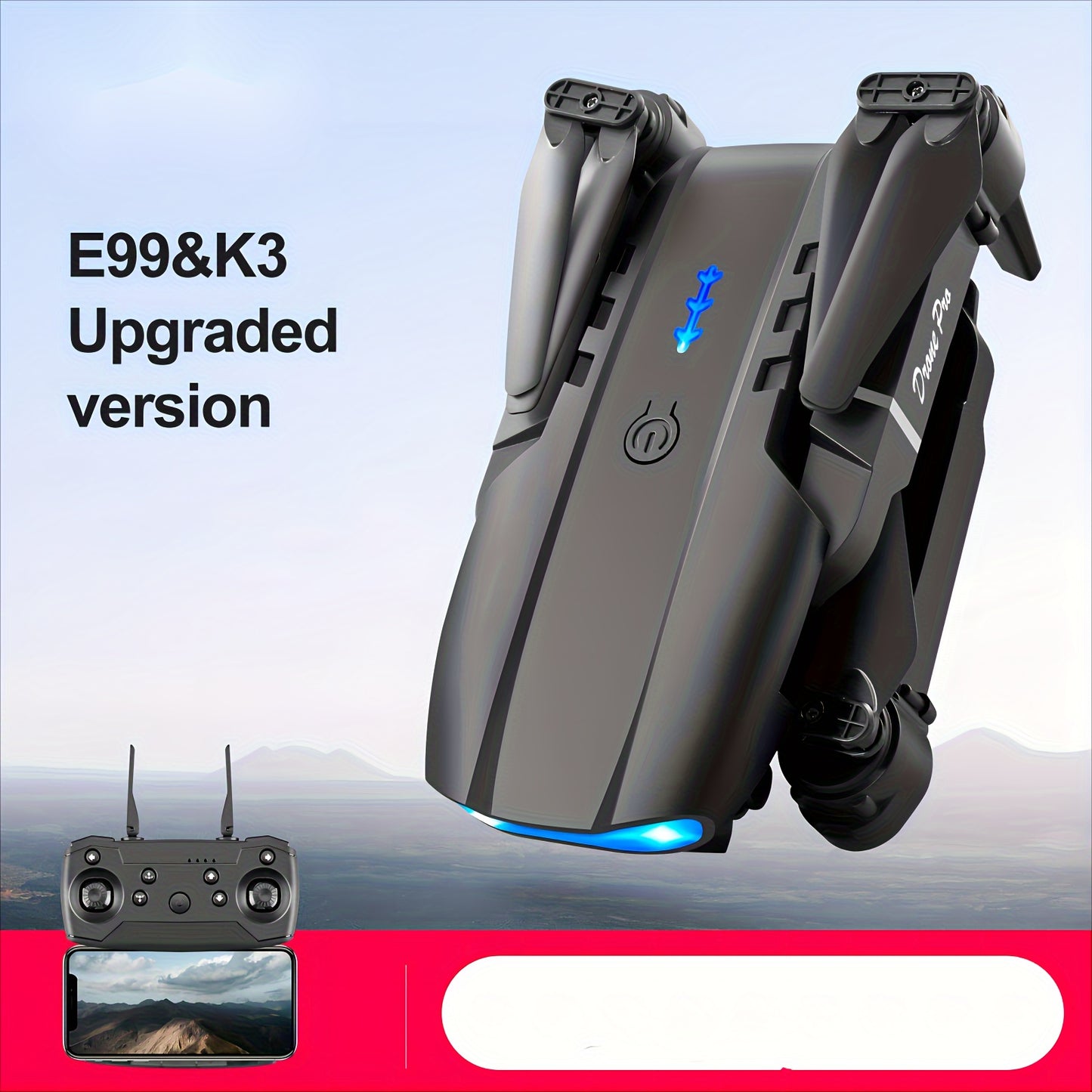 Dual Camera E99 K3 Professional RC Drone