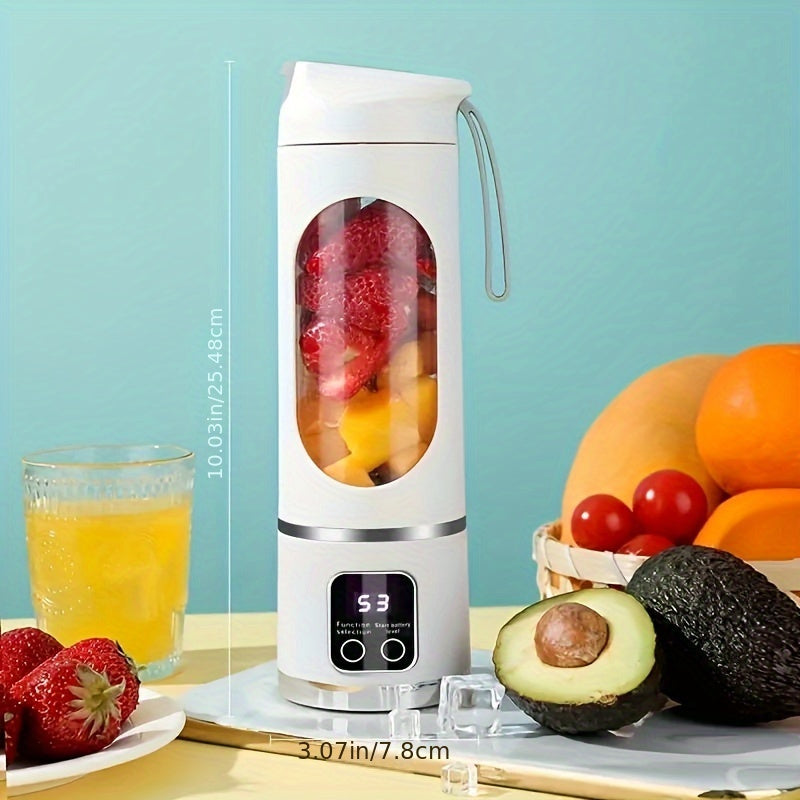 Portable USB-Rechargeable Blender & Juicer - Easy Clean, Perfect for Fruit & Vegetable Drinks, Milkshakes