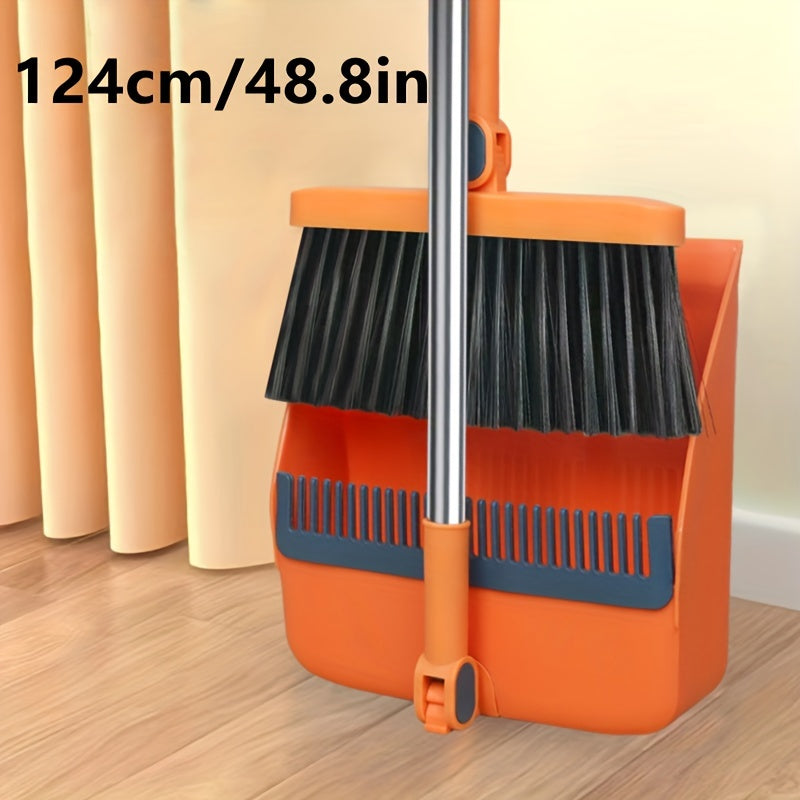 Household Broom and Dustpan Set