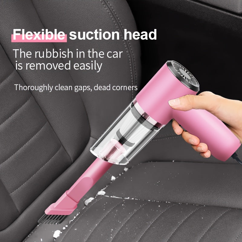 Handheld Car Vacuum – Powerful, Compact & Wired for Quick Dust and Pet Hair Removal